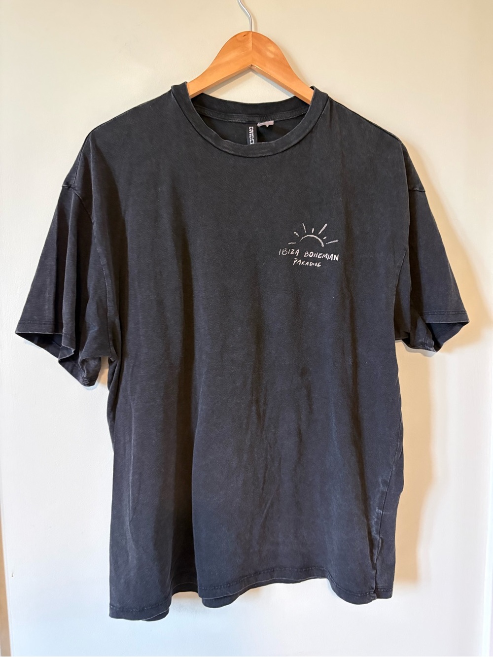 H&M Divided Womens T- Shirt Top Short Sleeve top -100% Cotton Size S